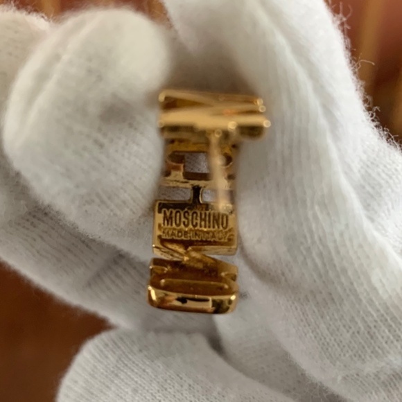 MOSCHINO Lettering Earrings - Picture 6 of 9